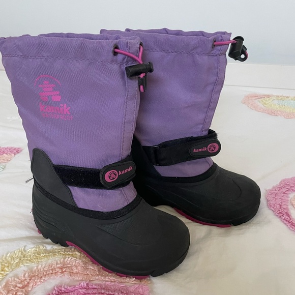 Jamil Girls Waterproof Snow Boots size 13 kids - Picture 6 of 9
